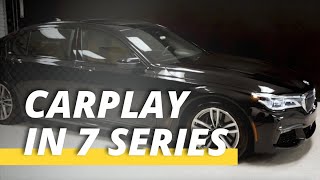 How to Activate Apple CarPlay in the BMW 7 Series G11G12 [upl. by Allebram]