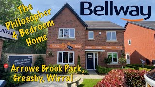 Touring The Philosopher A New Build 4 Bedroom Home by Bellway  House Tour Property Vlog [upl. by Chee404]