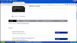 Epson ET 2650 Printer Driver Download [upl. by Velma]