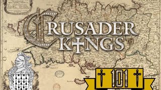 FR EP 101 CRUSADER KINGS 2  CEST LA CRIIIISE [upl. by Airamat]