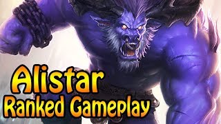 Alistar Support Ranked Gameplay  League of Legends [upl. by Ninehc]