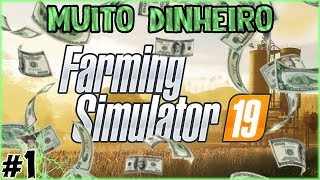 1  Colocar Dinheiro  Farming Simulator 19 [upl. by Natsrik236]