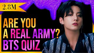 BTS QUIZ THAT ONLY REAL ARMYS CAN PERFECT [upl. by Earissed]