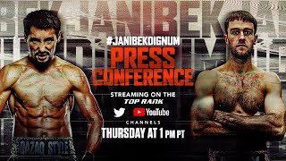 Janibek Alimkhanuly vs Danny Dignum  PRESS CONFERENCE [upl. by Bronwyn]