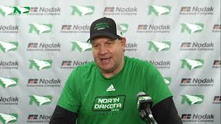 UND Hockey  Brad Berry Weekly Press Conference  22625 [upl. by Sylram]