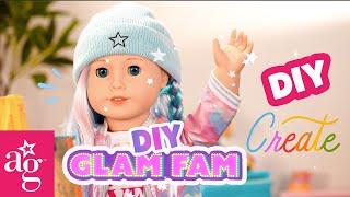 NEW AmericanGirl Doll Crafts GLAM FAM KNOWS HOW TRAILER  Doll DIY [upl. by Pancho]