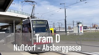 Tram D Rundfahrt Wien 2021 [upl. by Danielson]