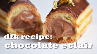 Awesome CHOCOLATE ECLAIR RECIPE [upl. by Ahsenyl]