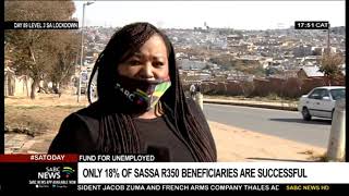 Only 18 of SASSAs R350 relief fund applicants receive the stipend [upl. by Sallyann]