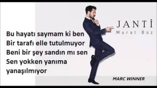 Murat Boz  Yüzüm Yok Lyrics [upl. by Lielos510]