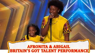 Afronita amp Abigail SLAY Britains Got Talent Ghanaian Dancers Wow Judges [upl. by Nedyaj912]