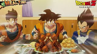 All Full Course Menu Recipes  Dragon Ball Z Kakarot Gameplay Story Mode Walkthrough Xbox One [upl. by Nired]