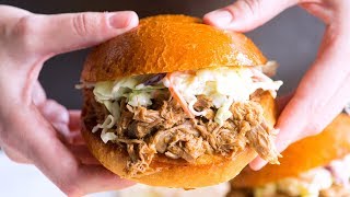 Perfect Slow Cooker Pulled Pork Recipe [upl. by Tingey859]