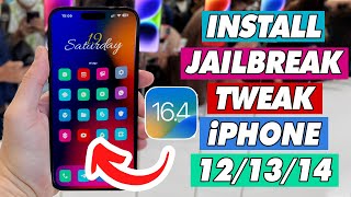 How to Install Jailbreak Tweaks on iPhone 121314 Without Jailbreak [upl. by Akinor]