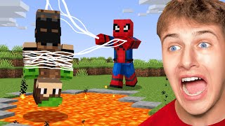 Minecraft Manhunt but Im Superheroes [upl. by Sineray751]