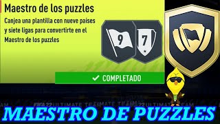 SBC  HIBRIDO DE LIGAS Y PAISES  MAESTRO DE LOS PUZZLES  FIFA 22 COMPLETADO  POLLITOYEISON [upl. by Berlyn]