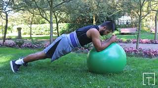 Bauerfeind  Stability Ball Planks [upl. by Tloh623]