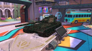 FV215b in Gravitizing 14k dmg  World of Tanks Blitz [upl. by Sellihca943]