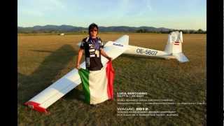 World Advanced Glider Aerobatic Champion Luca Bertossio by GoPro Hero 2 [upl. by Aon]