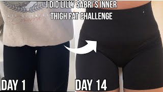 Slimmer Thighs IN 14 days I DID Lilly Sabris INNER THIGH Workout Challenge [upl. by Naginnarb]