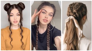 تسريحات شعر طويل روووعة سهلة و أنيقة 🥰👑 Hairstyle Tutorials تسريحات 2 [upl. by Burr905]