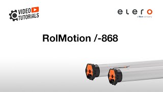 elero Tutorial  RolMotion 868 Endlagen einlernen [upl. by Epuladaugairam]