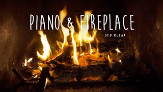 Relaxing Piano Music and Fireplace 247  Sleep Meditate Study Relax Stress Relief [upl. by Ruth]