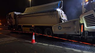 Tarmac Road resurfacing work Cardiff Road 6112024 Part 2 [upl. by Ritter]