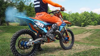 KTM 125  PURE TWO STROKE SOUND [upl. by Ellek]