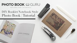 How to make an Easy DIY Booklet Style Photo Book  Tutorial [upl. by Aivax]