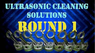 Round 1 Ultrasonic Cleaner Showdown Cheap vs Expensive Alternative Solvents  Solutions [upl. by Trueman]