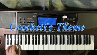 Crocketts Theme Cover on Korg Pa1000 and Guitar [upl. by Anthea99]