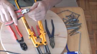 Knipex Mini Bolt Cutters Test and Evaluate [upl. by Aketal]