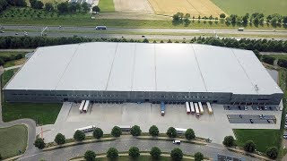 Construction of Stelrads European Distribution Centre Heerlen NL [upl. by Ayomat758]