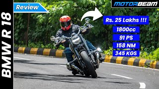 BMW R 18 Review  1800cc Largest Boxer Engine Motorcycle  MotorBeam [upl. by Perlie888]