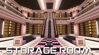 How To Build A CHERRY WOOD STORAGE ROOM In Minecraft TUTORIAL [upl. by Norrek]