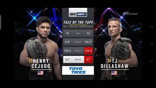 Henry Cejudo vs TJ Dillashaw Full FightHD [upl. by Palmira]