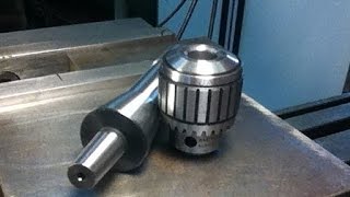 Installing An Arbor Into A Drill Chuck [upl. by Aneelas]