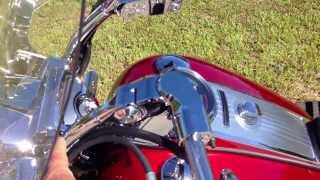 HeliBars Horizon Rebel 700 Multi Adjustable Handlebars on a 2013 Road King [upl. by Netaf304]