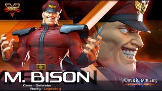 Power Rangers Legacy Wars Street Fighter M Bison Moveset [upl. by Behlke]