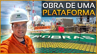 Como é a obra de uma PLATAFORMA de PETRÓLEO [upl. by Latashia]