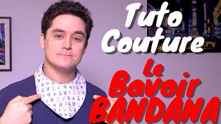 Tuto couture  le Bavoir Bandana [upl. by Hgalehs]