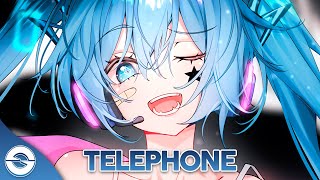 Nightcore  Telephone Lyrics [upl. by Nohpets]