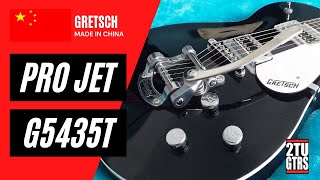 Gretsch G5435T Pro Jet Black [upl. by Anerbes]