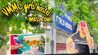 VMMC MBBS Girls Hostel Tour  Mess Tour  Room Tour  Facilities [upl. by Aneladdam]