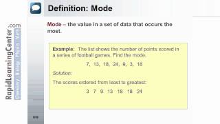 Rapid Learning Statistics  What is Central Tendency amp Variability [upl. by Ranee332]