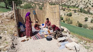 Nomad Daily Life Nomad life in Nature IRAN 2023 [upl. by Ecnirp276]