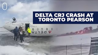 Incredible Delta CRJ900 Crash At Toronto What Is Known So Far [upl. by Freud123]