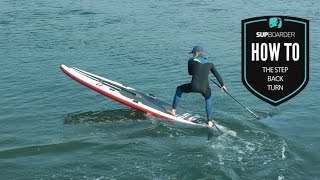 The step back turn  pivot turn  How to SUP videos [upl. by Bartolemo]