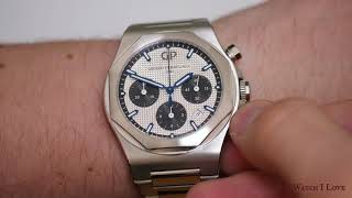 GirardPerregaux Laureato Chronograph Ref810201113111A [upl. by Annavaj]